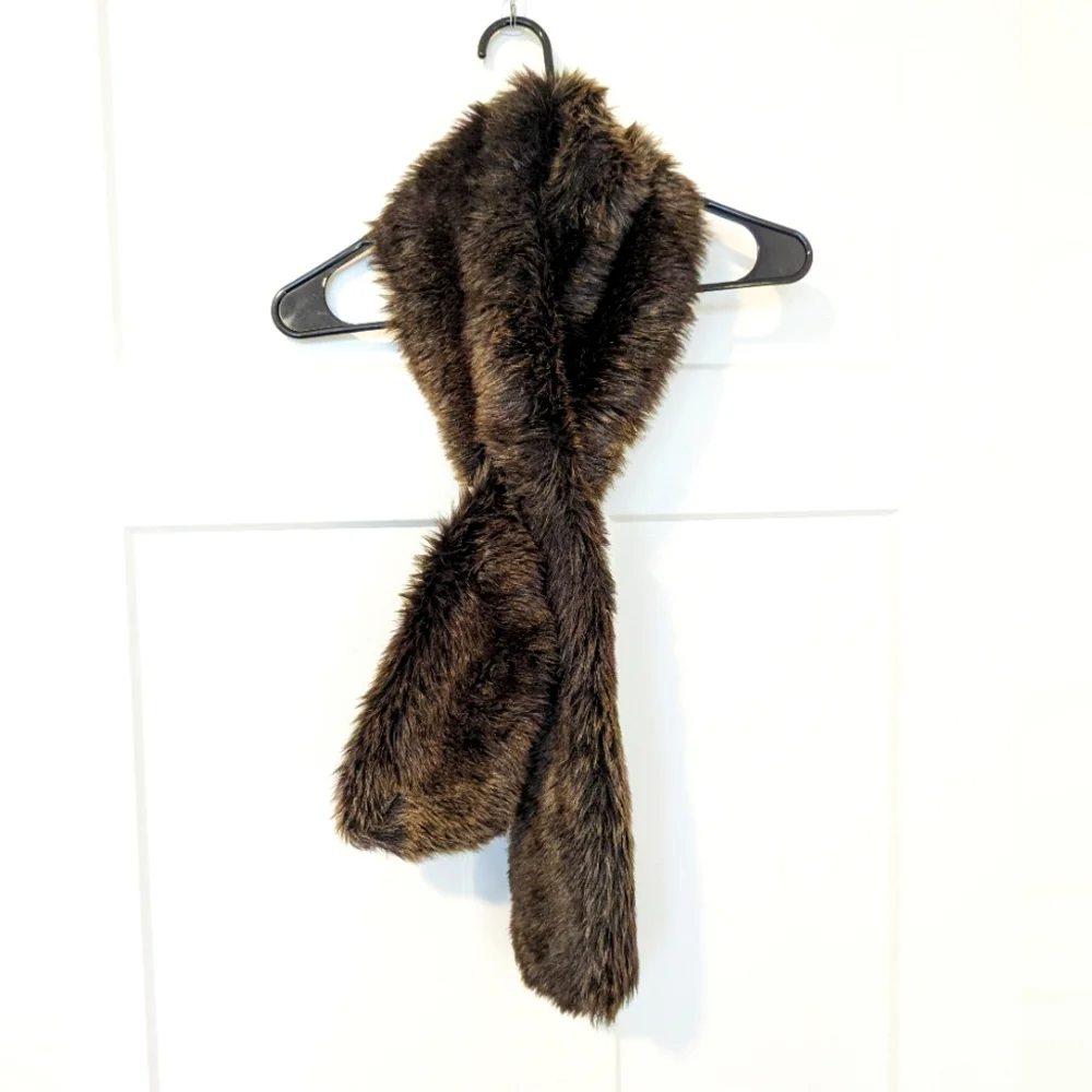 Restoration Hardware Faux Fur Scarf